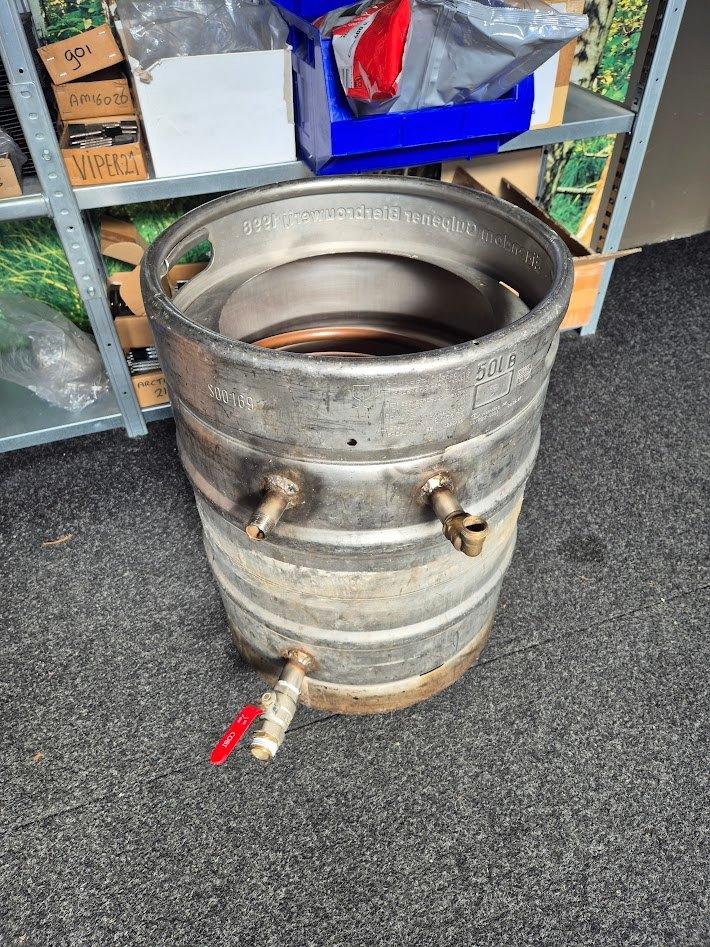 Bierbrouwen - Indirecte Verwarmpan / spoelwaterpan, Hobby en Vrije tijd, Overige Hobby en Vrije tijd, Ophalen, Gebruikt