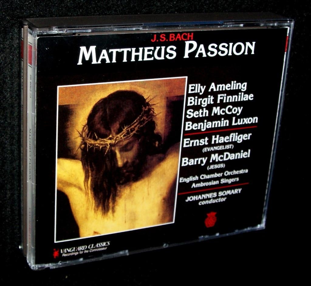 Bach - Mattheus Passion - Ameling, Finnilae, McCoy, Luxon, Ophalen of Verzenden, Classicisme, Zo goed als nieuw, Overige typen
