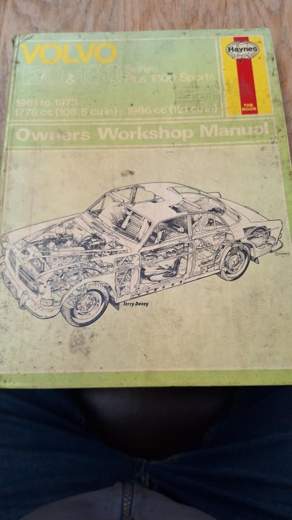 Haynes Owners Workshop Manual Volvo 120 & 130, Ophalen of Verzenden, Gelezen, Volvo