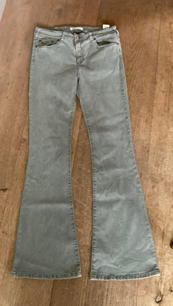 Lois flair broek groen grijs maat 30 lengte 32, Ophalen of Verzenden, Zo goed als nieuw, Overige kleuren, W30 - W32 (confectie 38/40)