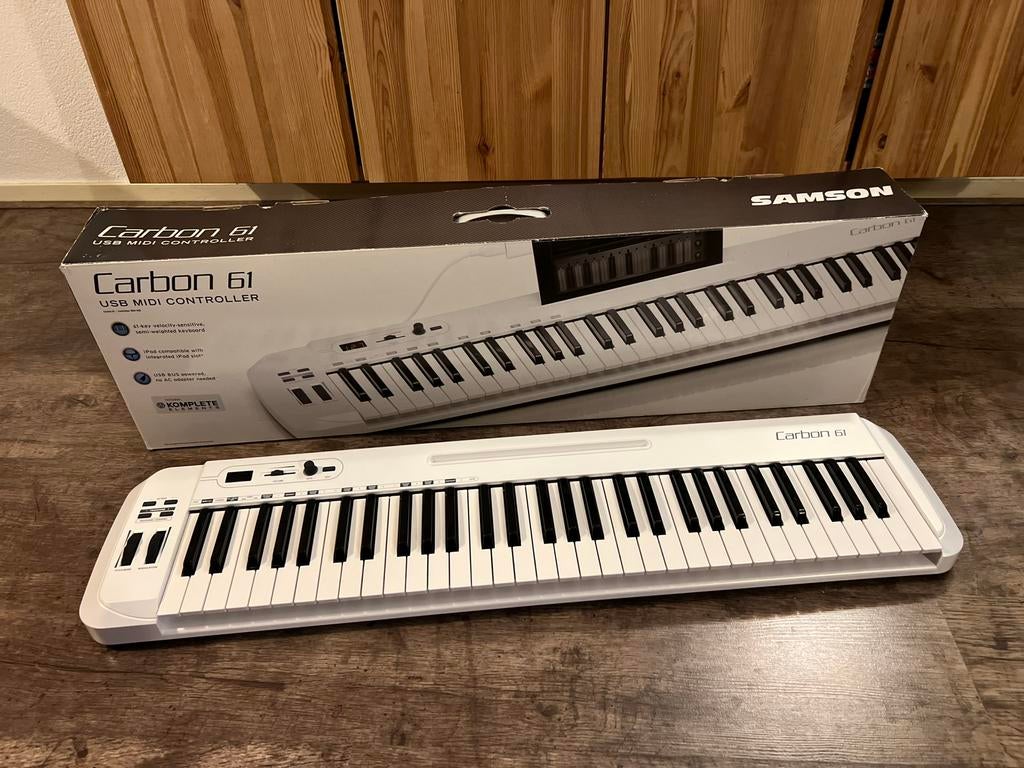 Samson Carbon 61 USB MIDI Keyboard Controller, Muziek en Instrumenten, Midi-apparatuur, Ophalen, Nieuw