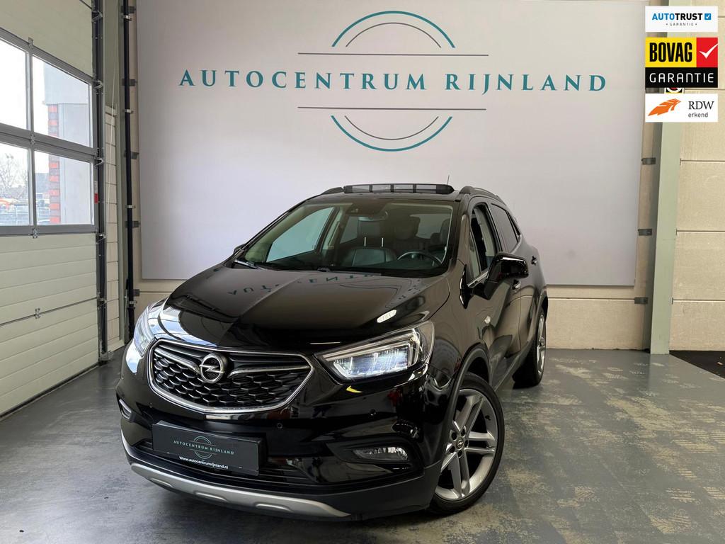 Opel Mokka X 1.4 Turbo Innovation automaat, Camera, Leer Sch, Auto's, Lichtsensor, Zwart, SUV of Terreinwagen, 500 kg