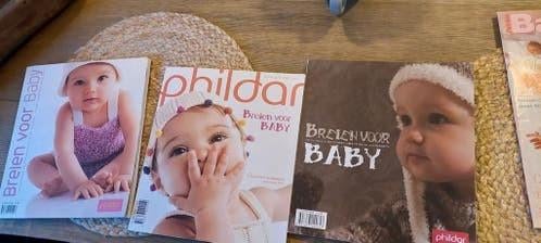 PHILDAR BABY BREIPATROON BOEKEN  LENTE/ ZOMER +brei liniaal, Hobby en Vrije tijd, Breien en Haken, Ophalen of Verzenden, Gebruikt