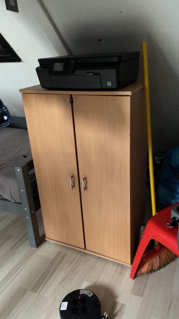 Houten kastje, Ophalen, 50 tot 100 cm, Zo goed als nieuw, Minder dan 100 cm