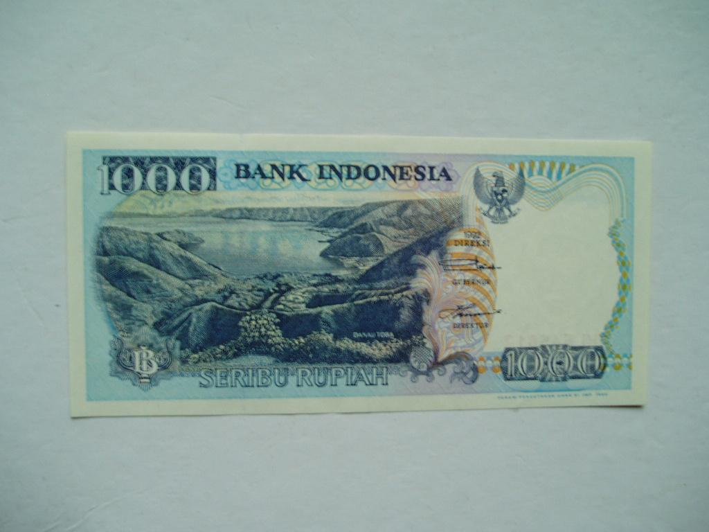 969. Indonesia, 1.000 rupiah 1992(1999) UNC Toba Meer., Verzenden, Zuidoost-Azië, Los biljet