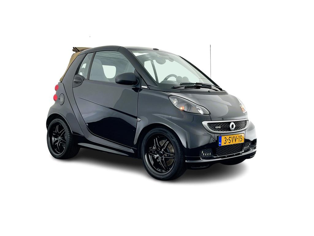Smart Fortwo cabrio Electric drive Brabus Black-Edition 18 k, Auto's, Smart, Bedrijf, Te koop, ForTwo, ABS, Airbags, Airconditioning