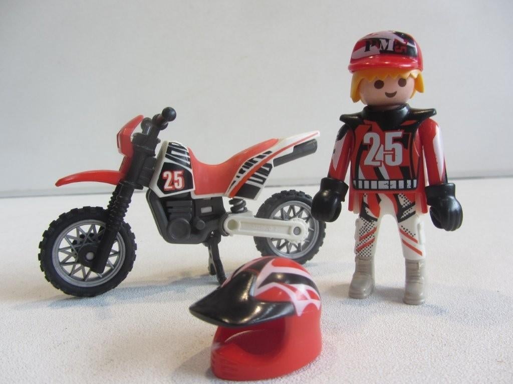 PLAYMOBIL Motorcrosser - 9357, Ophalen of Verzenden, Gebruikt, Los playmobil