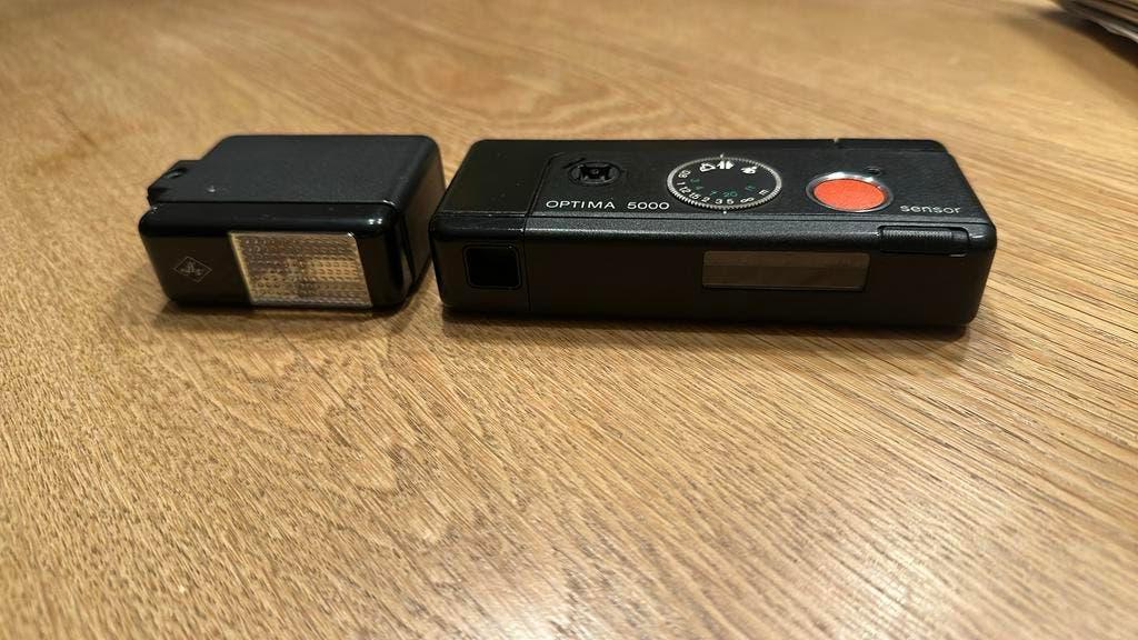 Agfa optima 5000 pocket sensor, analoge camera, Ophalen of Verzenden, Gebruikt, Overige merken