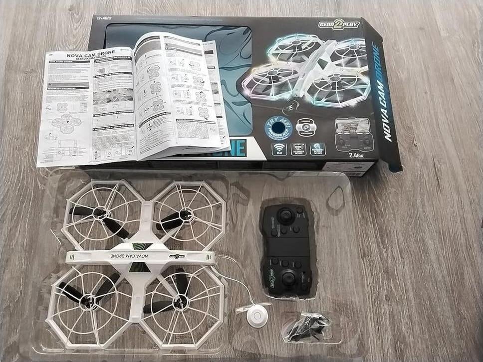 Gear2play Nova Cam Drone, Basiskwaliteit, Overige merken, Zo goed als nieuw, Speelgoeddrone