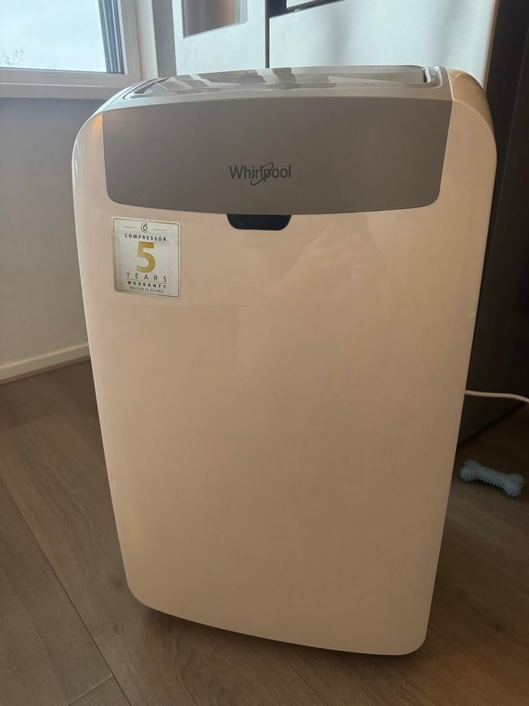 Whirlpool PACW212CO Mobiele Airco - Energieklasse A, Witgoed en Apparatuur, Airco's, Gebruikt, Minder dan 60 m³, 3 snelheden of meer