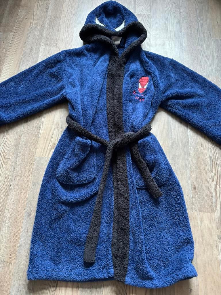 Spiderman dikke ochtendjas maat 134, Ophalen, Zo goed als nieuw, Jongen, Jas