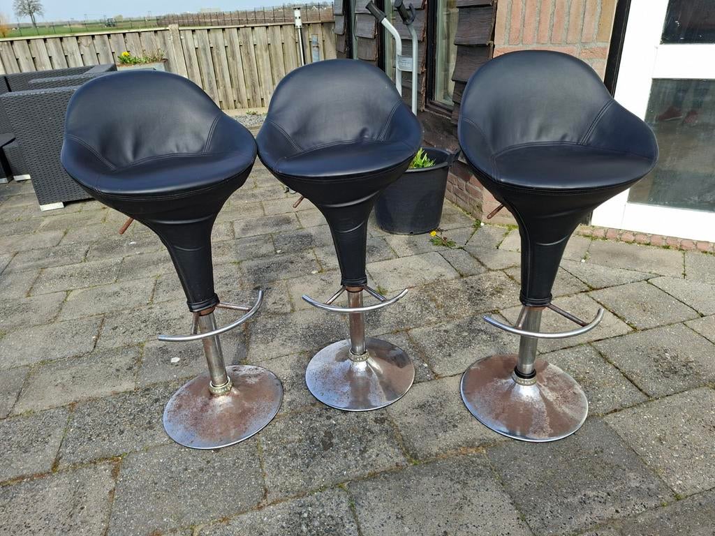 Barkrukken, Ophalen, Gebruikt, 60 tot 90 cm, Leer