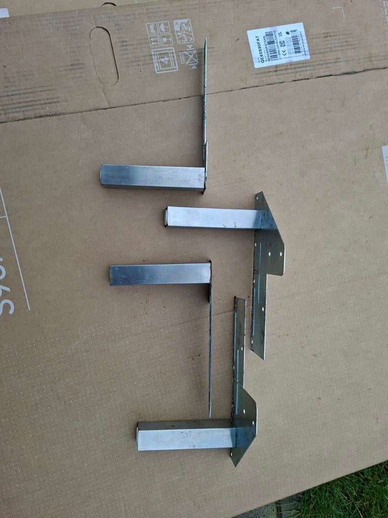 4 RVS meubel pootjes ikea, Ophalen of Verzenden