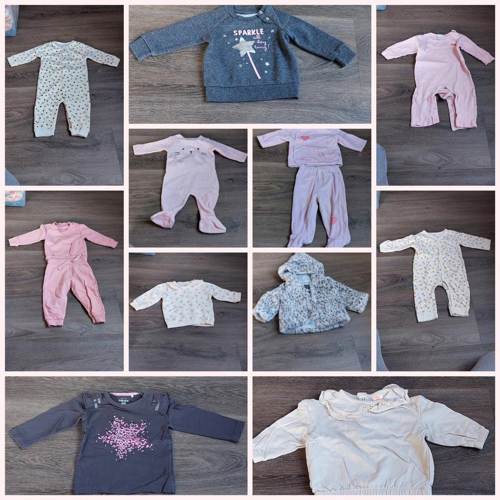 Pakket meisjes kleding maat 68, Kinderen en Baby's, Ophalen of Verzenden, Gebruikt, Meisje, Overige typen