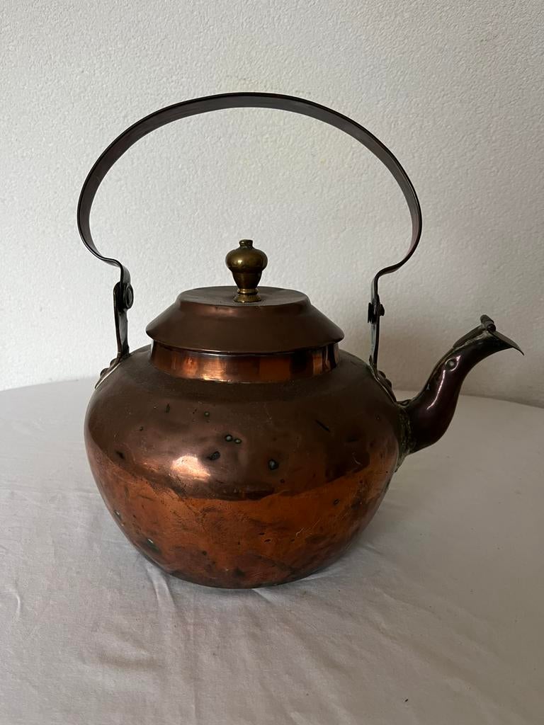 Antieke Oude Koperen Appelketel Koper Ketel Apelketel 5, Antiek en Kunst, Antiek | Koper en Brons, Ophalen of Verzenden, Koper