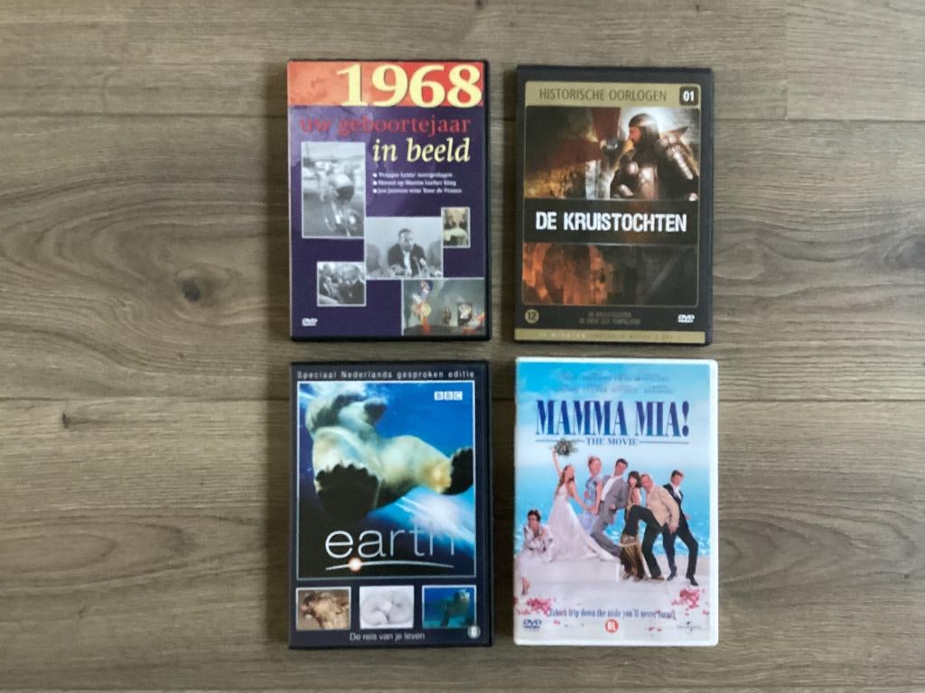 4 DVD's, Cd's en Dvd's, Dvd's | Actie, Zo goed als nieuw, Alle leeftijden, Ophalen of Verzenden