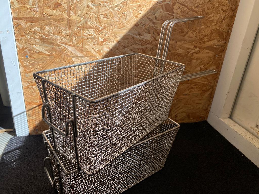 2x Hegro frituurmand Horeca bakwand / friteuse / frituur, Ophalen, Nieuw