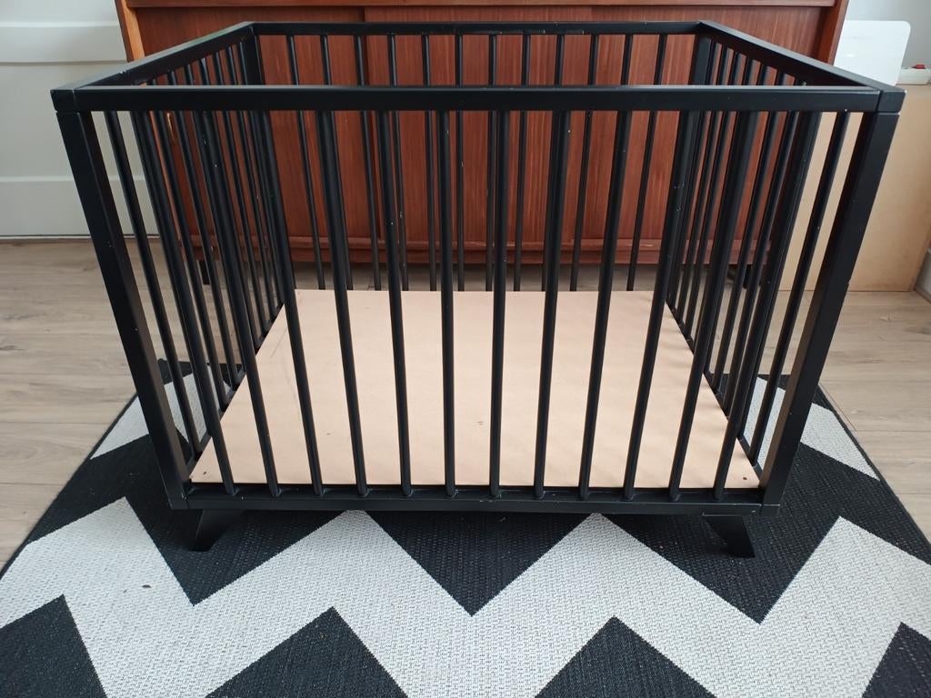 Zwarte Retro Box Bopita, Ophalen, Gebruikt, Rechthoekig, In hoogte verstelbaar