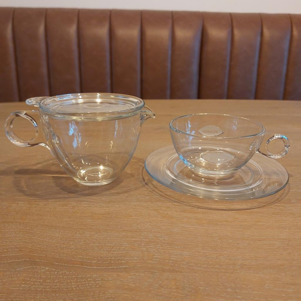 Tea for one Pickwick - theeservies / éénkops-theepotje ZGAN, Ophalen of Verzenden, Overige stijlen, Kop(pen) en/of Schotel(s)