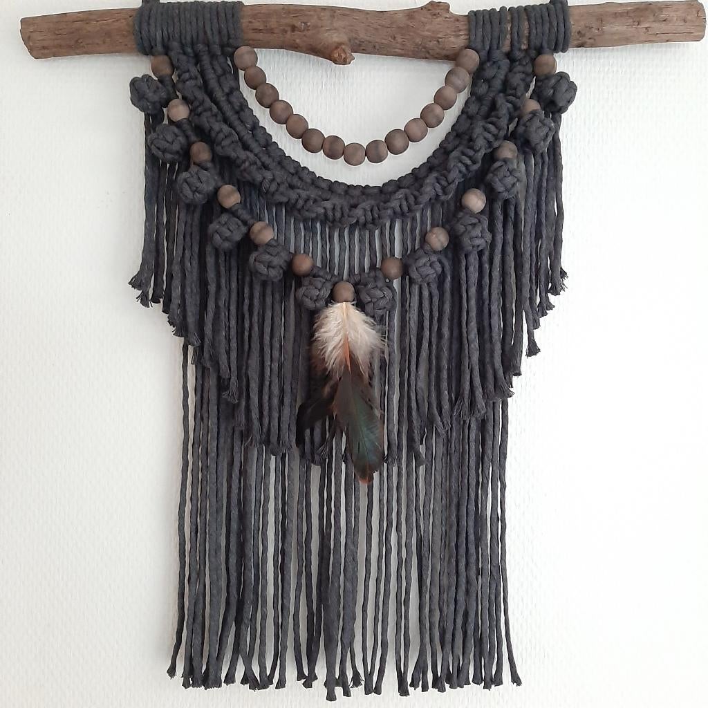 Wandhanger macramé Ilse, Huis en Inrichting, Woonaccessoires | Wanddecoraties, Nieuw, Ophalen of Verzenden
