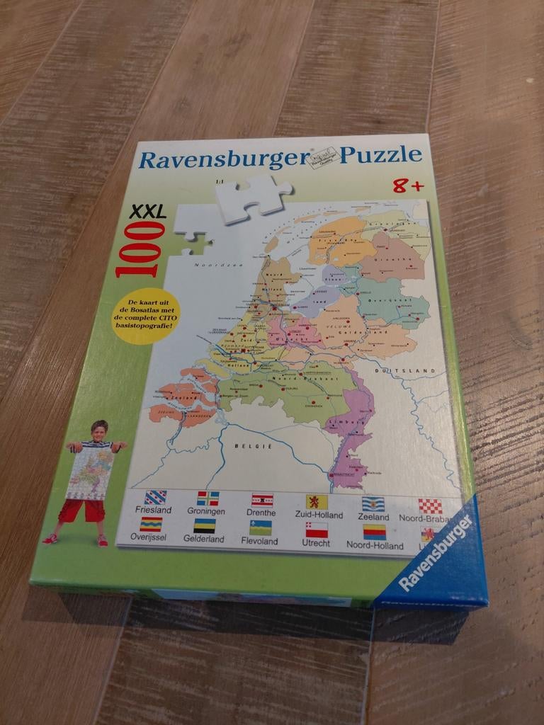 Puzzel van Nederland vanaf 8 jaar, Ophalen of Verzenden, Minder dan 500 stukjes