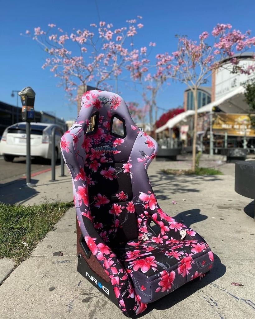 NRG Prisma Ultra Sakura Kuipstoel Sportstoel Roze, Ophalen of Verzenden