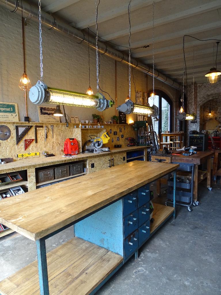 2x industriel TL Tube led (omgebouwd), Ophalen