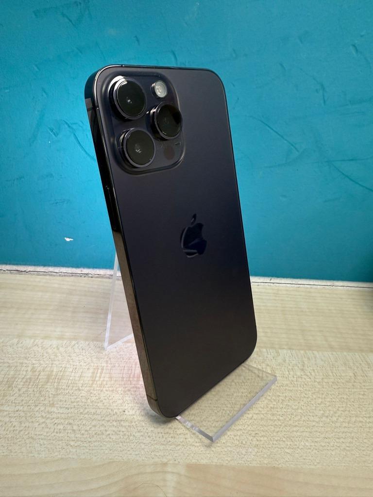 Apple iPhone 14 Pro Max 128GB Spacegrey - 2e hands - 100%, 128 GB, Zwart, Ophalen of Verzenden, Zo goed als nieuw