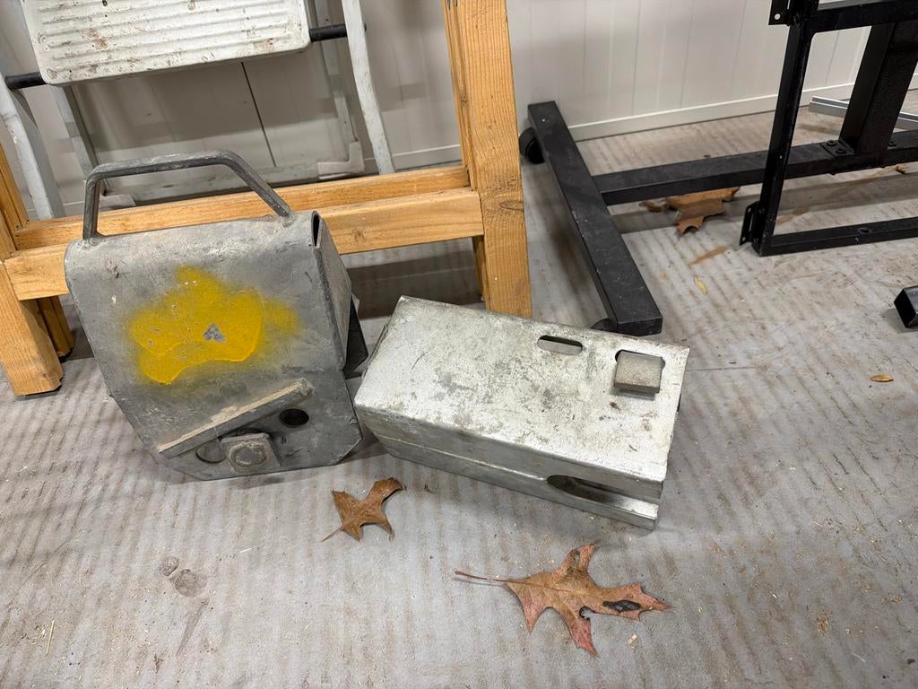 2x Kopsloten voor aanhanger, Auto diversen, Aanhangwagen-onderdelen, Ophalen, Gebruikt