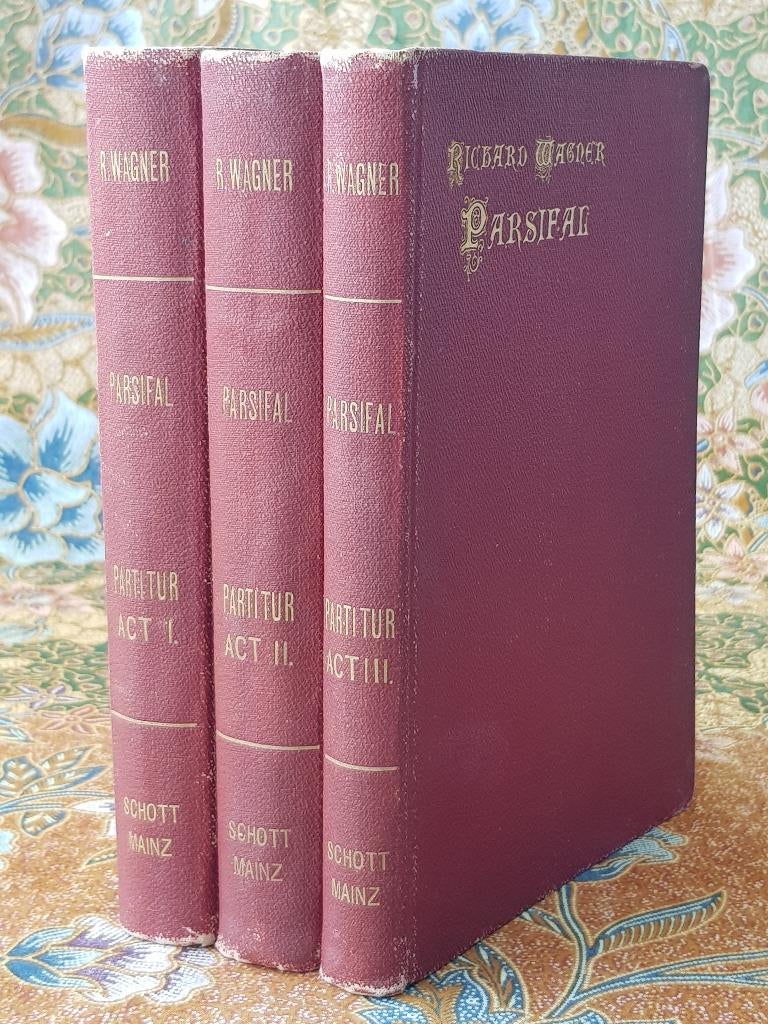 Mooie complete antieke Parsifal partituur van Richard Wagner, Antiek en Kunst, Ophalen of Verzenden