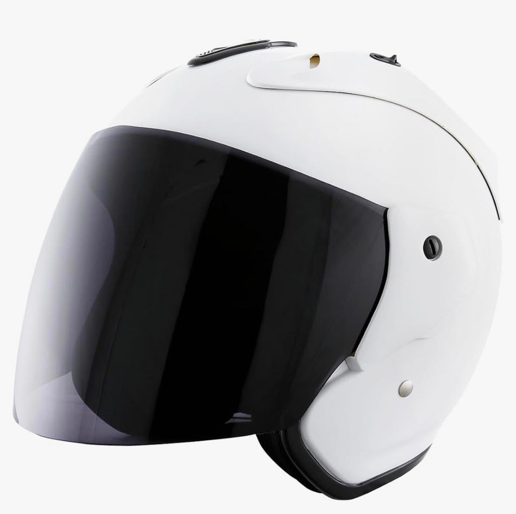 Stormer Helm Sun Evo Bright White Maat M, Motoren, Kleding | Motorhelmen, Overige merken, M, Dames, Jethelm