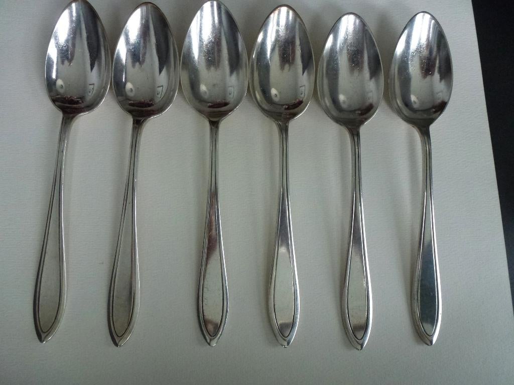 Keltum Van Kempen Begeer P2 | bestek Puntfilet verzilverd, Antiek en Kunst, Antiek | Bestek, Ophalen of Verzenden