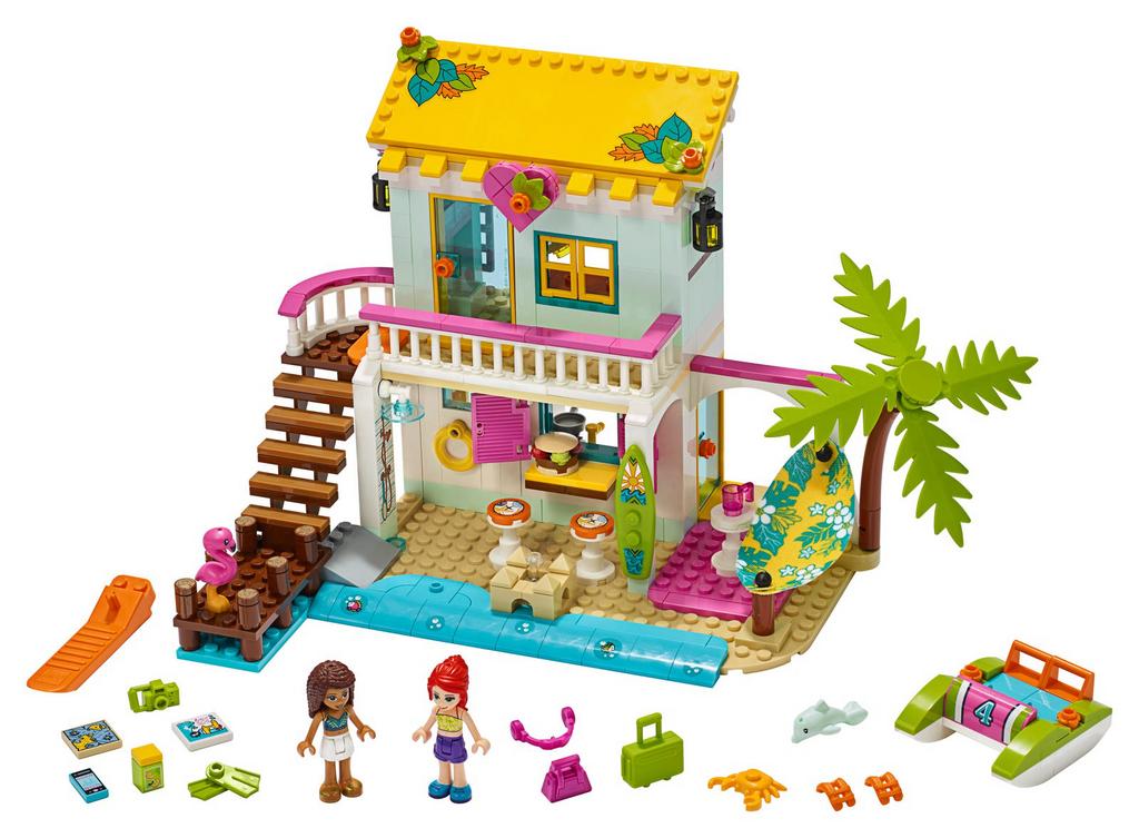 Lego Friends Strandhuis 41428, Ophalen of Verzenden, Complete set, Lego, Friends