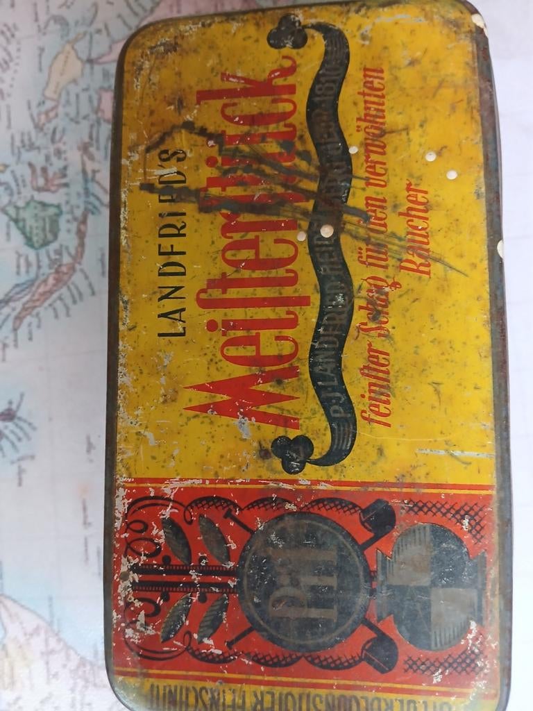 Vintage Shag Blik P.J. Landerfried, Ophalen of Verzenden, Overige typen