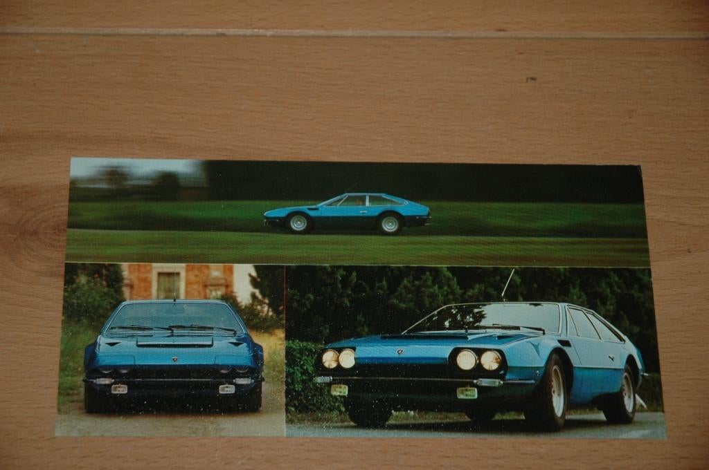 Lamborghini Jarama S  -  Folder, Lamborghini, Ophalen of Verzenden, Zo goed als nieuw, Overige merken