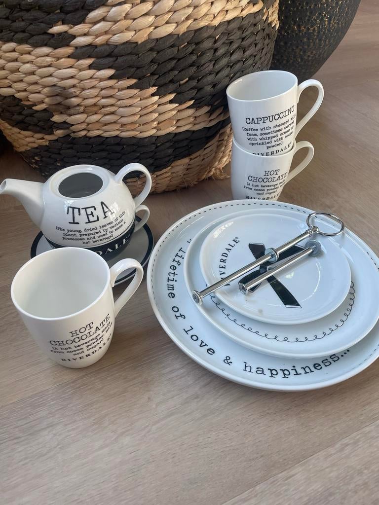 Riverdale Serviesgoed Collectie, Ophalen of Verzenden, Zo goed als nieuw, Bord(en), Overige stijlen