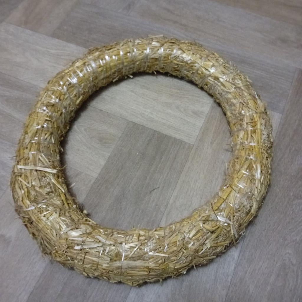 Strokrans - Decoratie voor in huis, Huis en Inrichting, Woonaccessoires | Kransen, Ophalen of Verzenden, Zo goed als nieuw