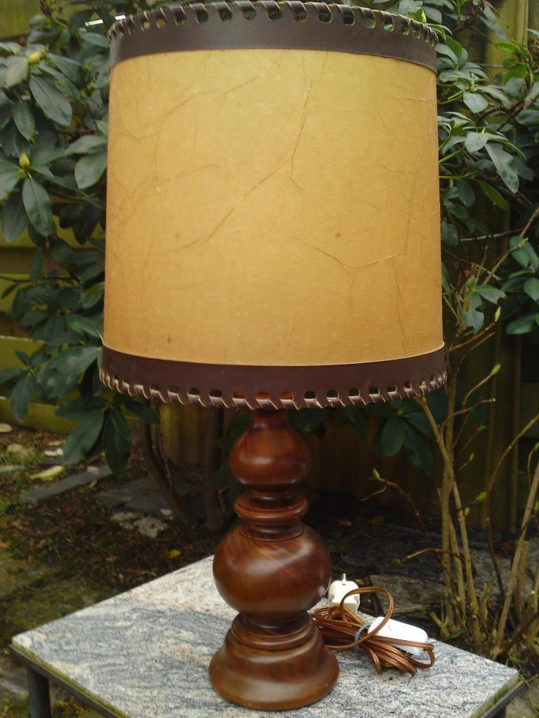 Retro tafellamp, Ophalen, Zo goed als nieuw, Overige materialen, Minder dan 50 cm