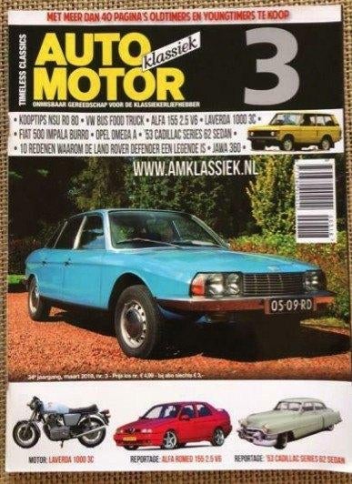 AMK: NSU Ro80, Alfa 155 3.2 V6, Jawa 360, VW T2, Boeken, Auto's | Folders en Tijdschriften, Zo goed als nieuw, Algemeen, Ophalen of Verzenden