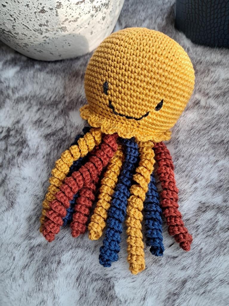 Gehaakte octopus, Ophalen of Verzenden, Nieuw, Kraamcadeau
