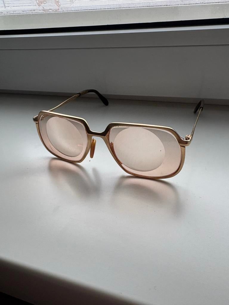 Vintage Marwitz 135 Jampotglas Bril goud, Sieraden, Tassen en Uiterlijk, Zonnebrillen en Brillen | Heren, Overige merken, Gebruikt