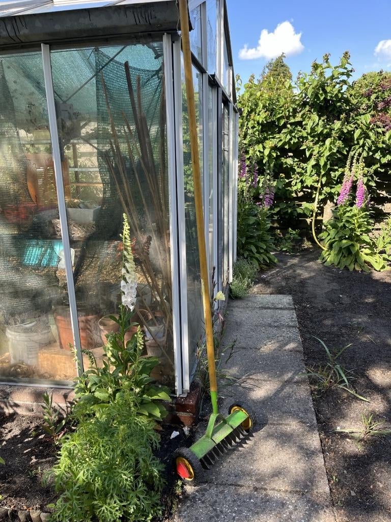 verticuteerroller Wolf   in goede staat, Ophalen, Gebruikt, Overige soorten, Wolf Garten