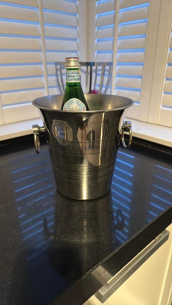 Wijn & champagnekoeler Guy Degrenne, Ophalen of Verzenden, Zo goed als nieuw, Minder dan 50 cm, Minder dan 5 flessen