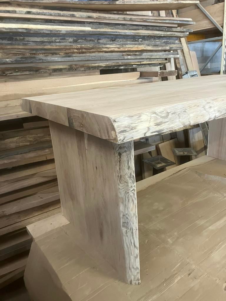 Boomstam tafels op maat mogelijk diverse mogelijkheden, Ophalen, Zo goed als nieuw