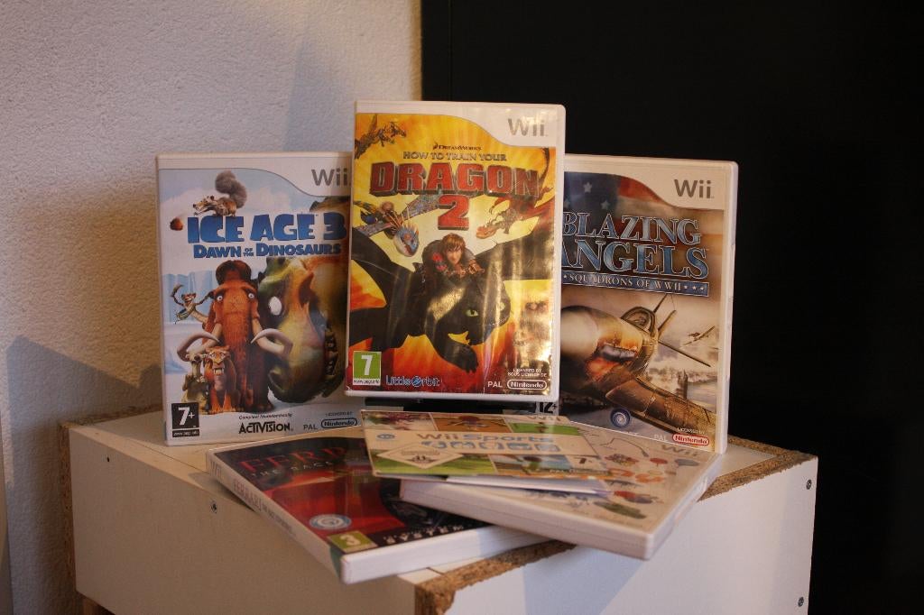 4 wii games, Gebruikt, Overige genres, 2 spelers, Ophalen of Verzenden
