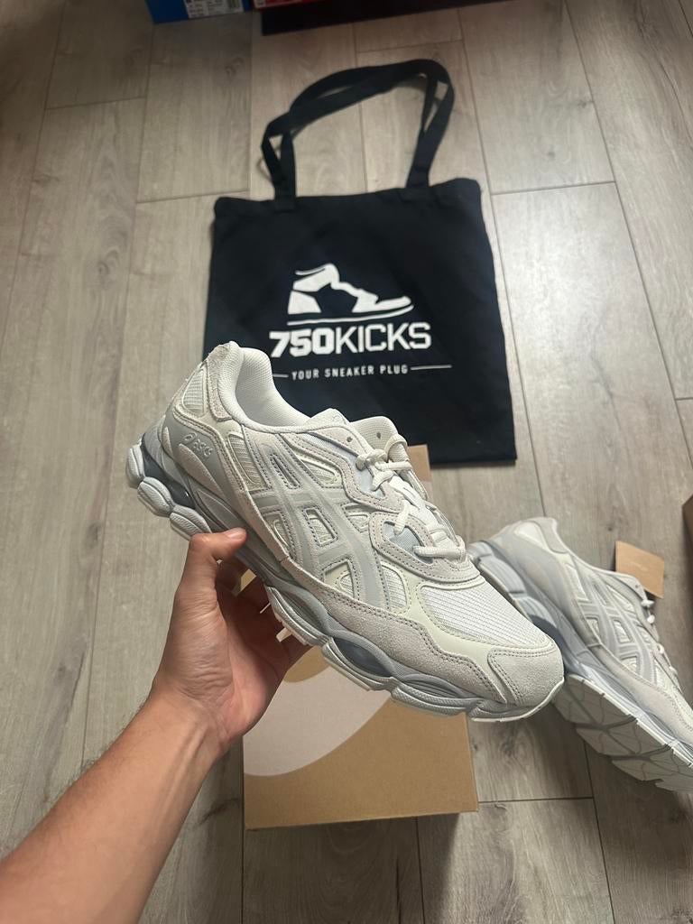 Asics Gel-NYC Cream Grey 1203A739-100 Maat EU48, Overige kleuren, Nieuw, Ophalen of Verzenden, A