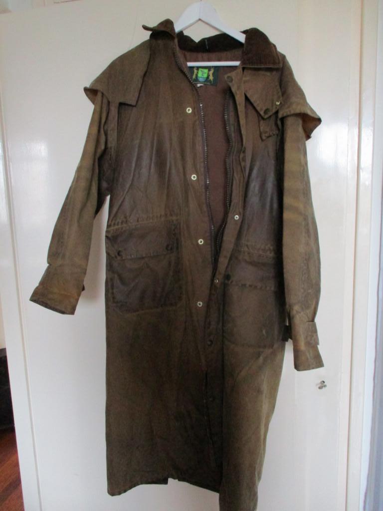 Damesjas, wax (maat S), Kleding | Dames, Jassen | Winter, Gedragen, Maat 36 (S), Bruin, Ophalen of Verzenden