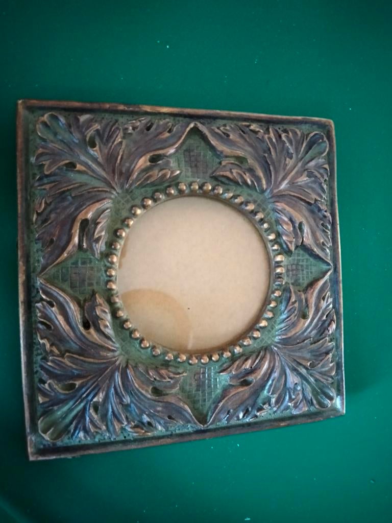 NIEUWE Fotolijst met bladerdecoratie TEAB, Ophalen of Verzenden, Nieuw