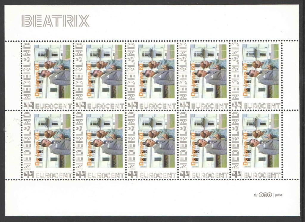 Nostalgie op Postzegels Jaren'60: Beatrix & Claus verloofd, Postzegels en Munten, Postzegels | Nederland, Ophalen of Verzenden