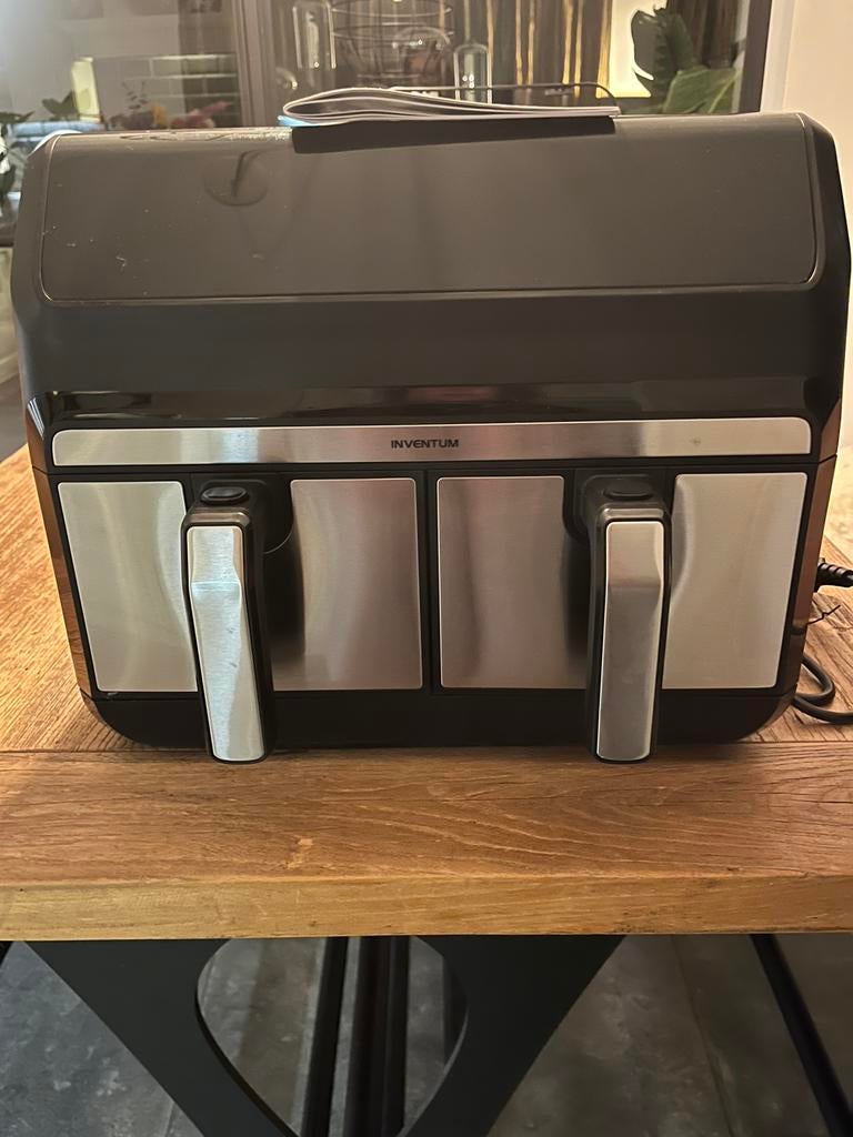 Inventum dubbele hetelucht friteuse, Ophalen, Zo goed als nieuw